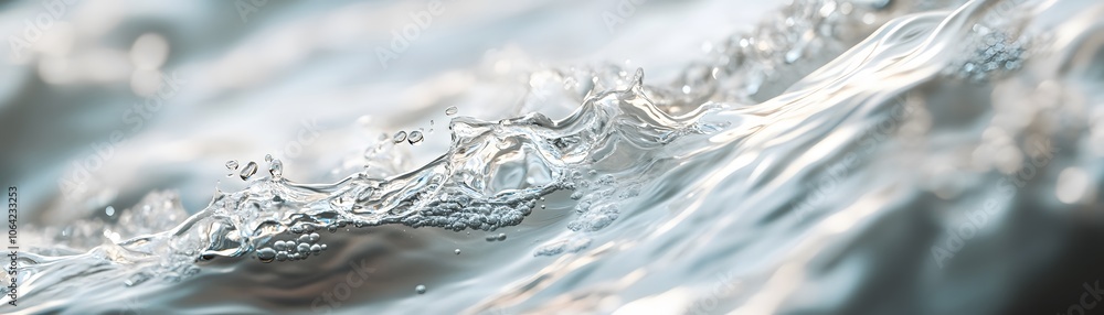 Close-up of Sparkling Water with Bubbles Close-up of Sparkling Water with Bubbles