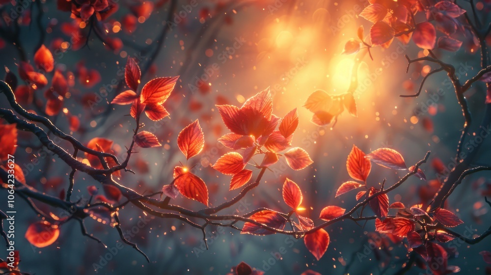 Autumn Leaves in the Sunlight Autumn Leaves in the Sunlight