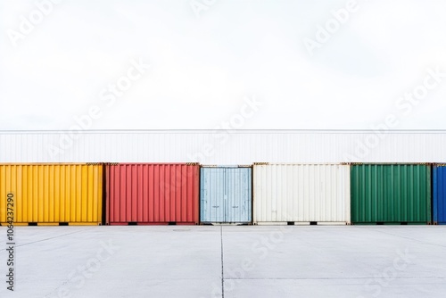 containers in port