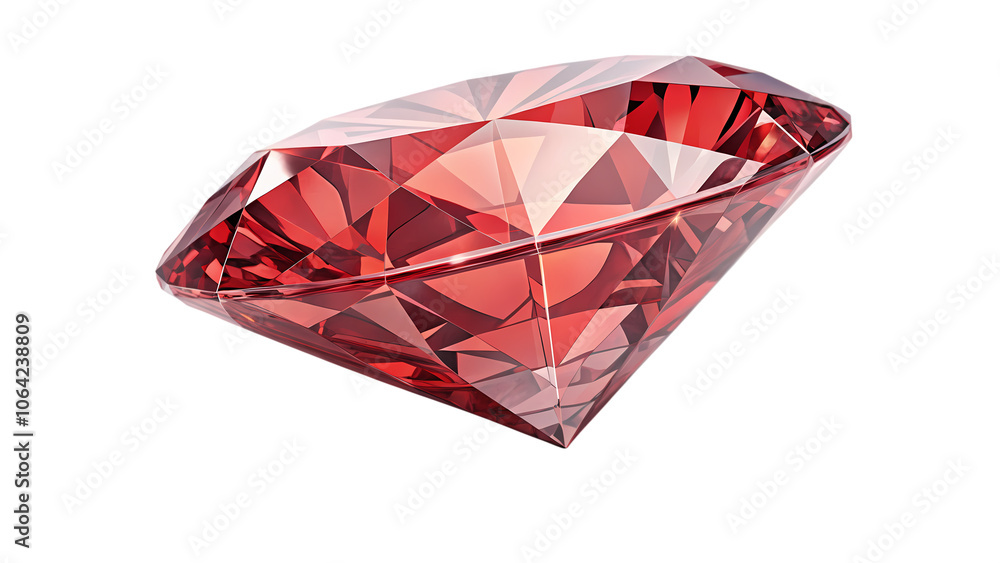 Vibrant gemstone, a precious jewel, isolated on a pristine white background Vibrant gemstone, a precious jewel, isolated on a pristine white background