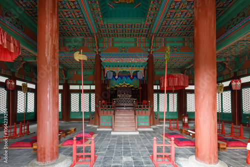 Traditional Architecture in Gyeonghui Palace Palace. Seoul, Korea photo