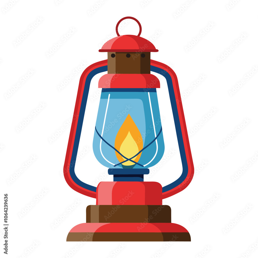 kerosene lamp on white background kerosene lamp on white background