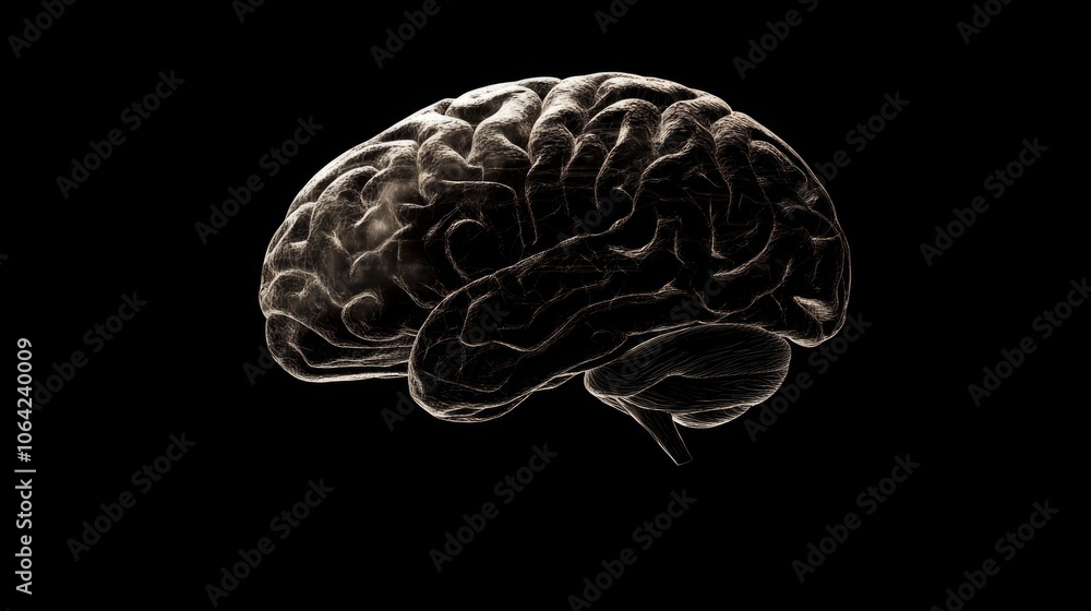 Close-up of human brain withintricate neural pathways,symbolizing cognitive biases andcomplex thought processes, idealfor educational or scientificpresentations. Close-up of human brain withintricate neural pathways,symbolizing cognitive biases andcomplex thought processes, idealfor educational or scientificpresentations.
