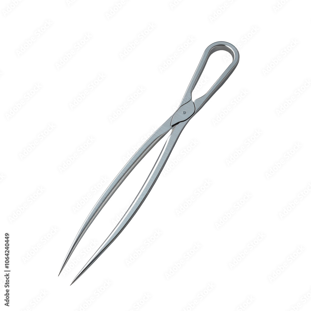 Surgical Instrument for Clamping and Holding Tissue on transparent background Surgical Instrument for Clamping and Holding Tissue on transparent background