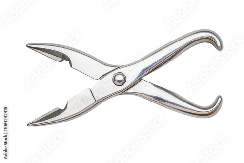 Surgical Pliers Stainless Steel Medical Instrument Tool on transparent background