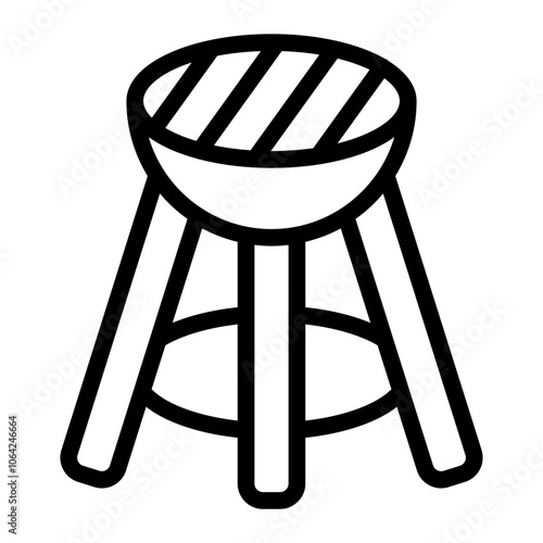 BBQ Line Icon