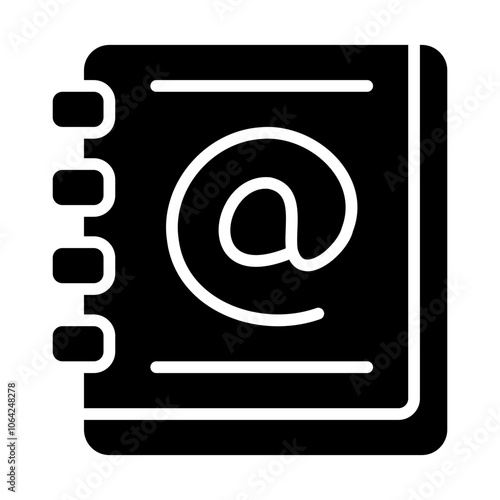 Contact Book Solid Icon