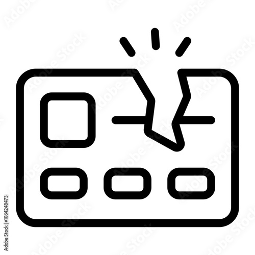 Credit Card Line Icon