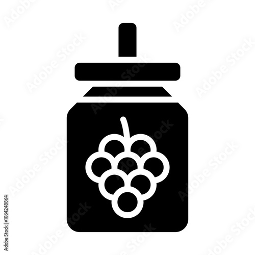 Drink Grape Solid Icon