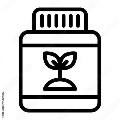 Fertilizer Line Icon