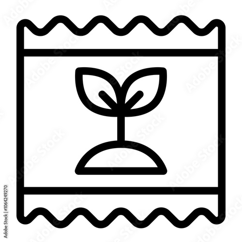 Fertilizer Line Icon