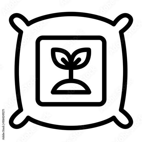 Fertilizer Line Icon