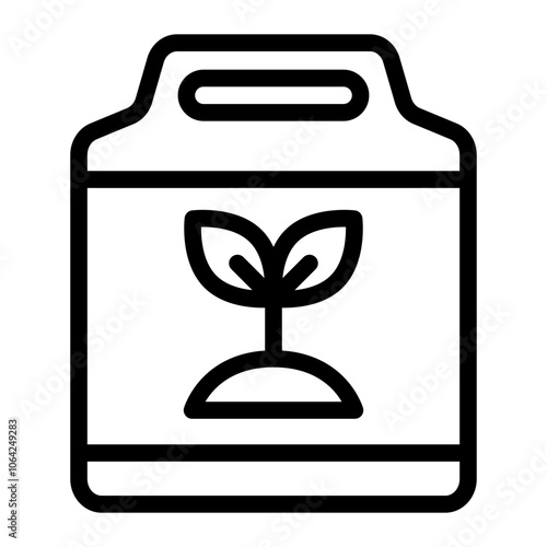 Fertilizer Line Icon