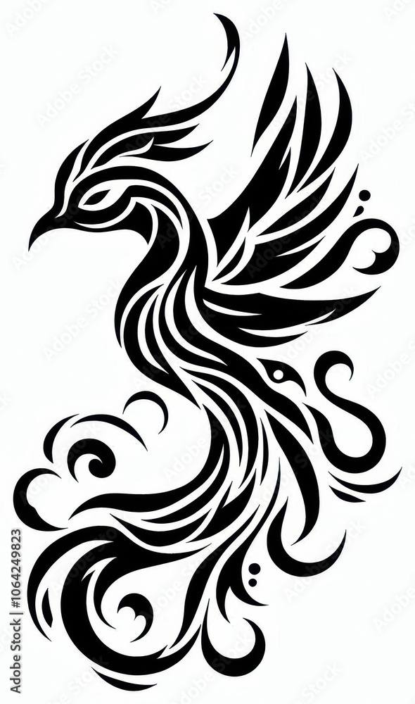TRIBAL TATOO トライバル タトゥ 鳳凰 Phoenix TRIBAL TATOO トライバル タトゥ 鳳凰 Phoenix