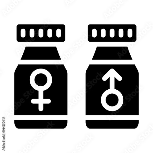 Hormone Therapy Solid Icon