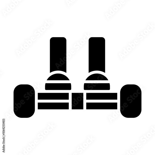 Hoverboard Solid Icon