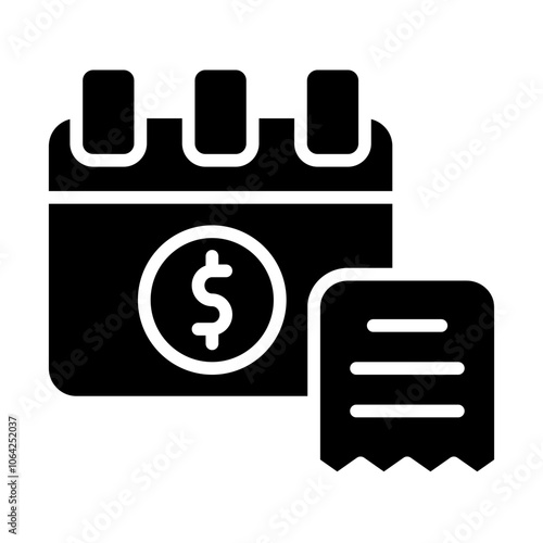 Payment Date Solid Icon
