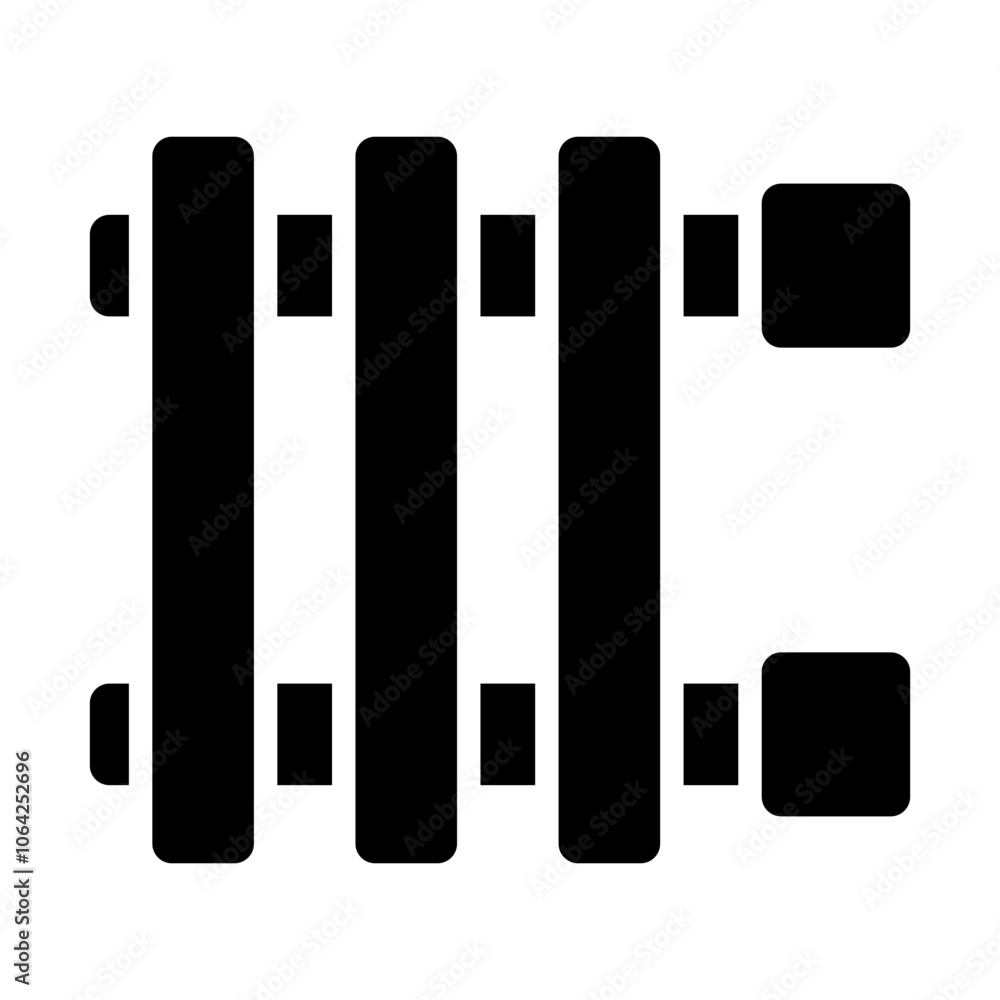 Radiator Solid Icon Radiator Solid Icon