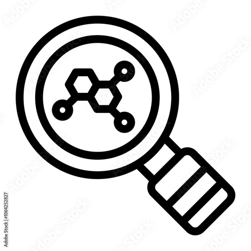 Research Hormones Line Icon