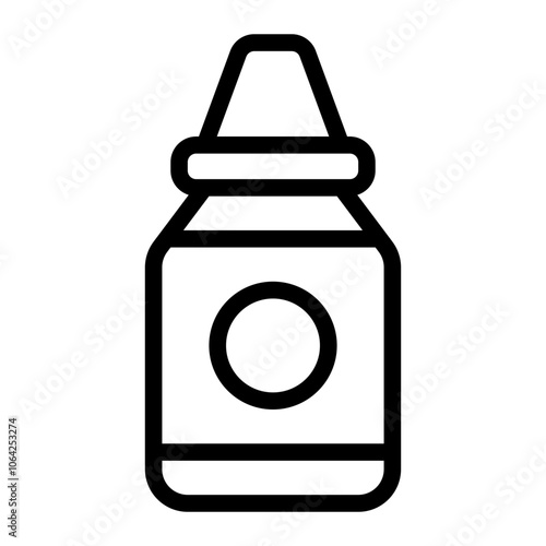 Sewing Oil Line Icon