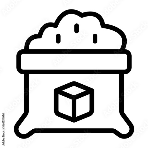 Sugar Sack Line Icon