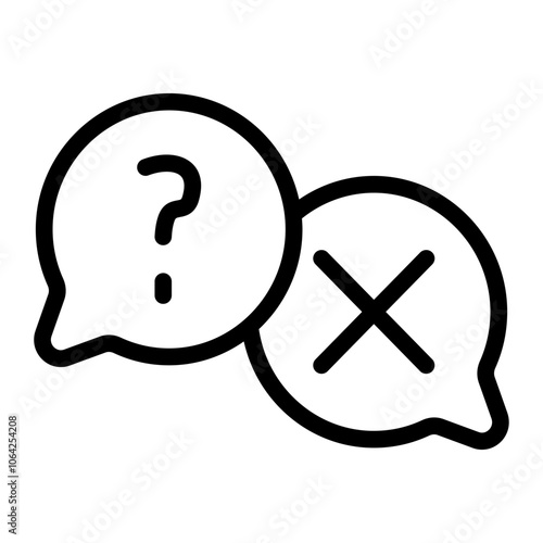 Talking Line Icon