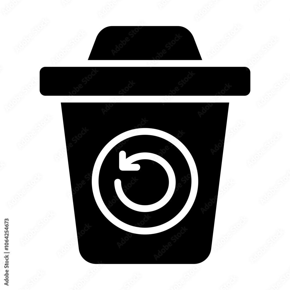 Trash Recovery Solid Icon Trash Recovery Solid Icon