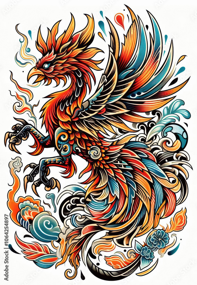 TRIBAL TATOO トライバル タトゥ 鳳凰 Phoenix TRIBAL TATOO トライバル タトゥ 鳳凰 Phoenix