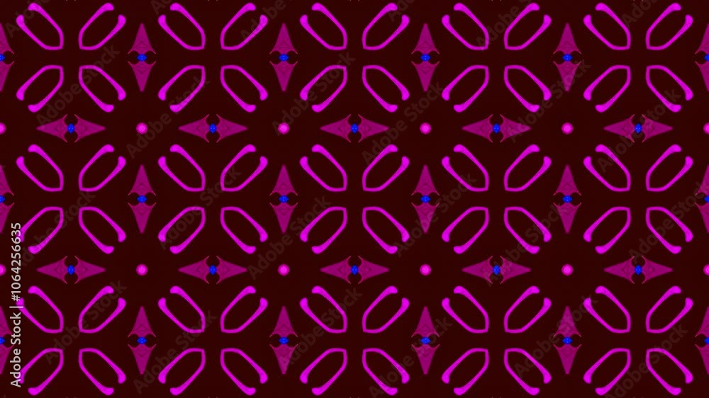 Kaleidoscope seamless looped patterns motion graphics background. 4k Kaleidoscope seamless looped patterns motion graphics background. 4k