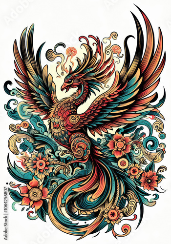 TRIBAL TATOO トライバル タトゥ 鳳凰 Phoenix