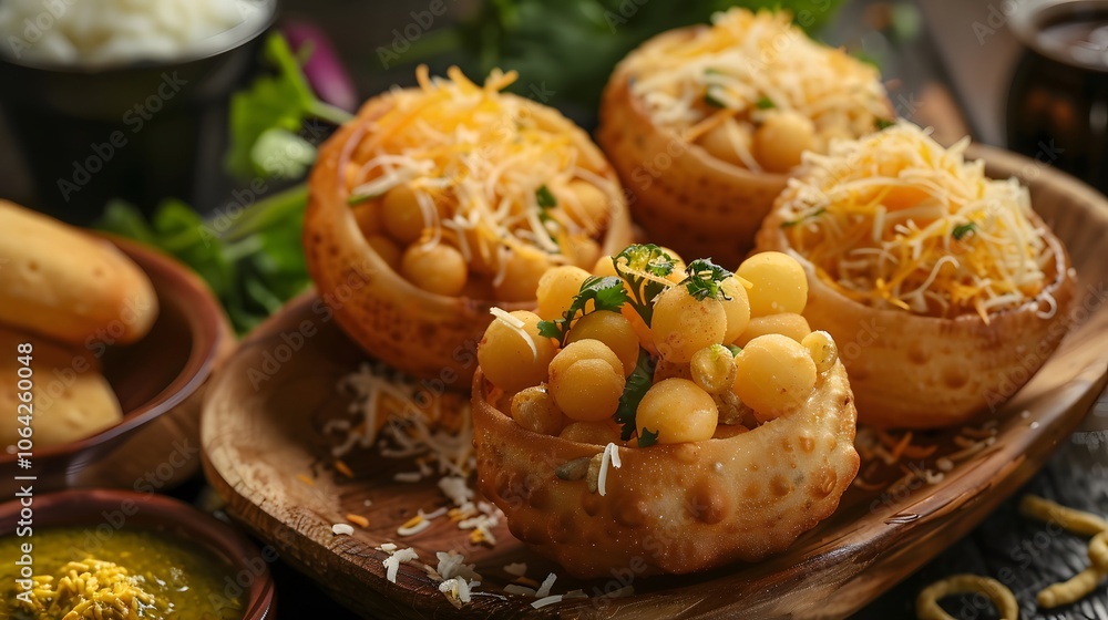 Cheese Pani Puri. Cheese Pani Puri.