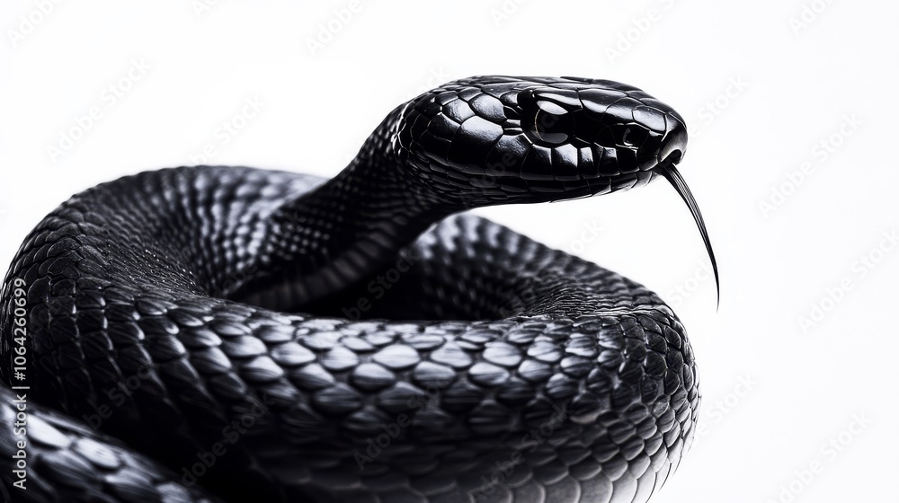 Fototapeta premium 黒い蛇