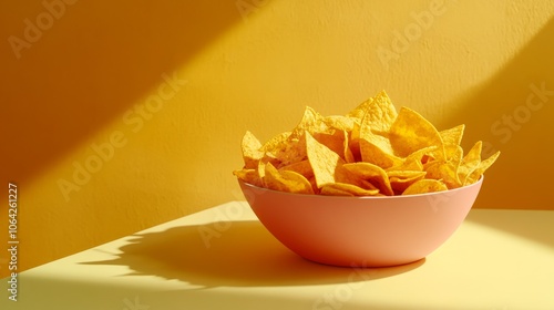 An empty scene featuring blank mockup template (Loaded Nachos Platter for National Fast Food Day), 