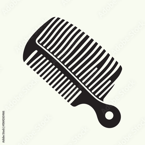 comb silhouette vector, comb logo vector illustration black and white