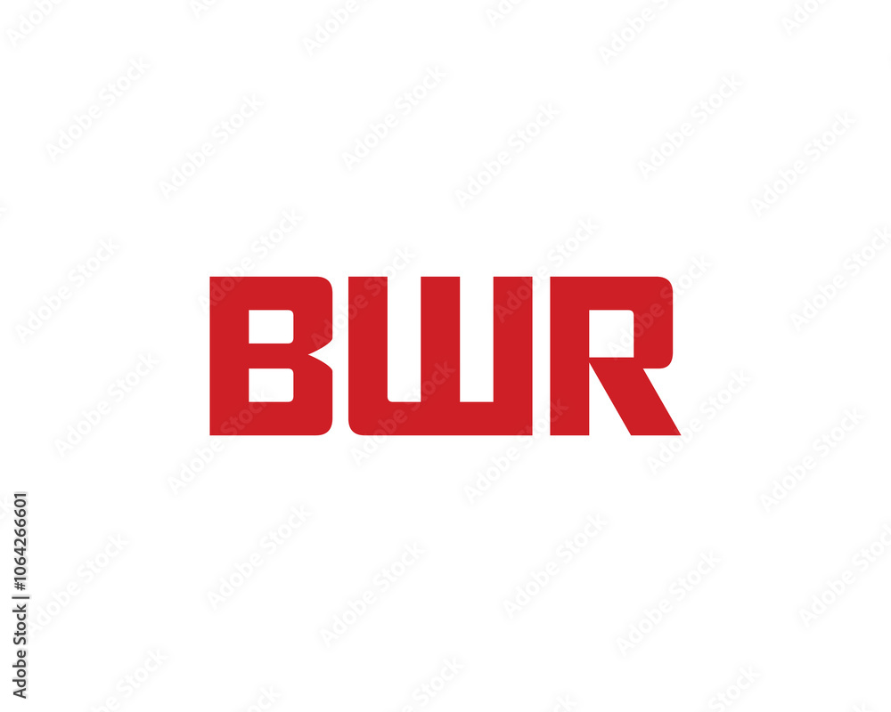 BWR logo design vector template. BWR BWR logo design vector template. BWR