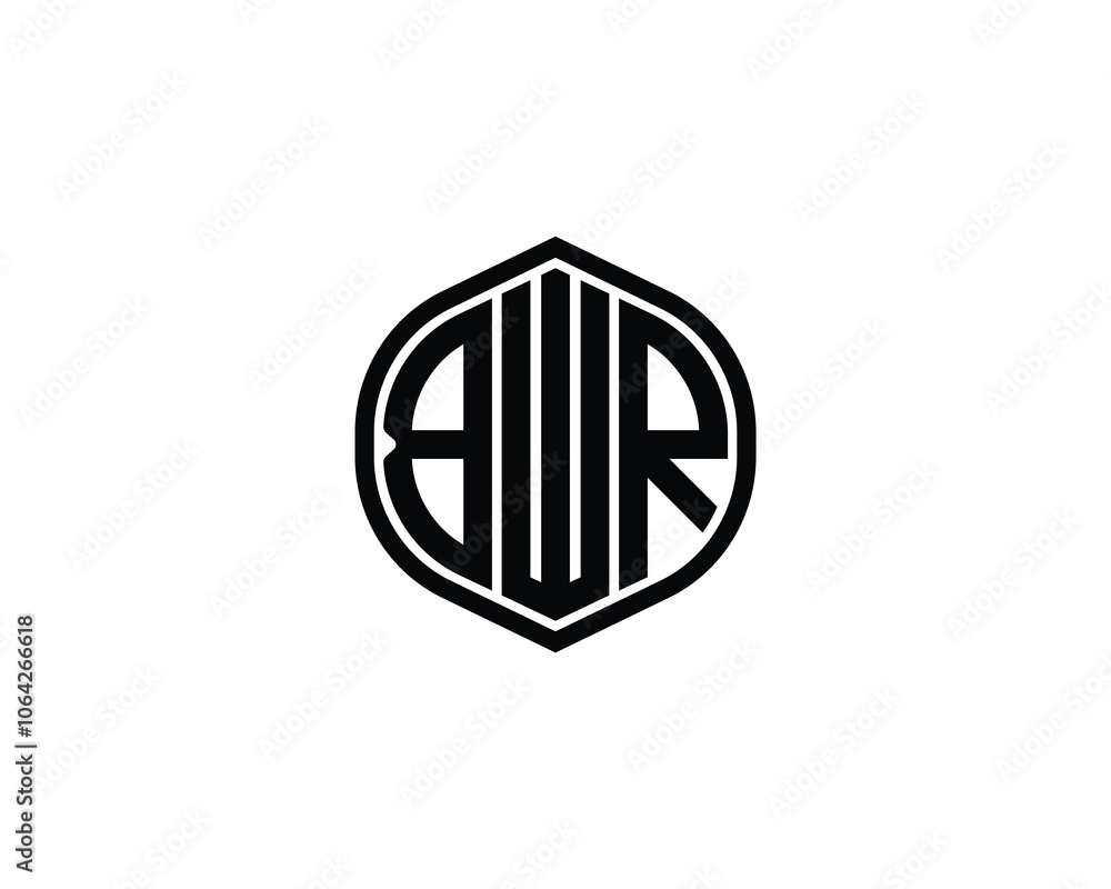 BWR logo design vector template. BWR BWR logo design vector template. BWR