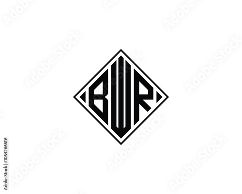Free Download BWR logo design vector template. BWR - GFXLoad