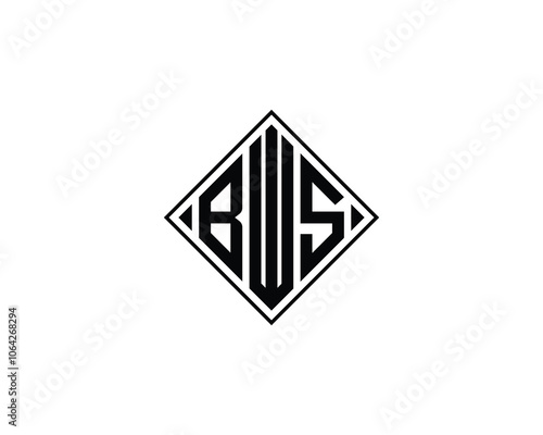 Free Download BWS logo design vector template. BWS - GFXLoad