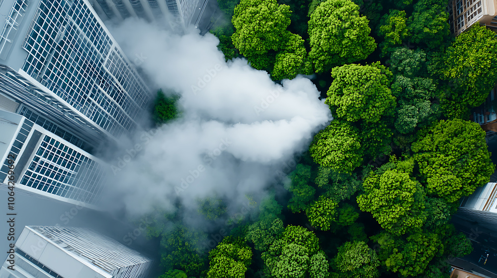Wind blowing smog through trees highlights nature's resilience Wind blowing smog through trees highlights nature's resilience