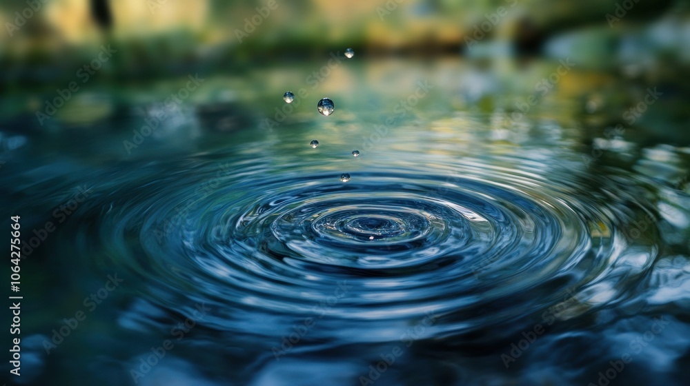 Water Droplet Ripples Water Droplet Ripples