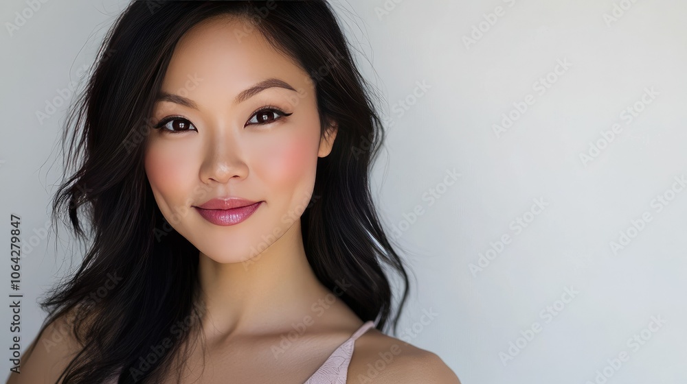 Natural Portrait of a Woman with Soft Lighting Natural Portrait of a Woman with Soft Lighting