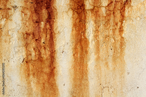 Canvas Print Concrete wall with water damage discoloration textured abstract background