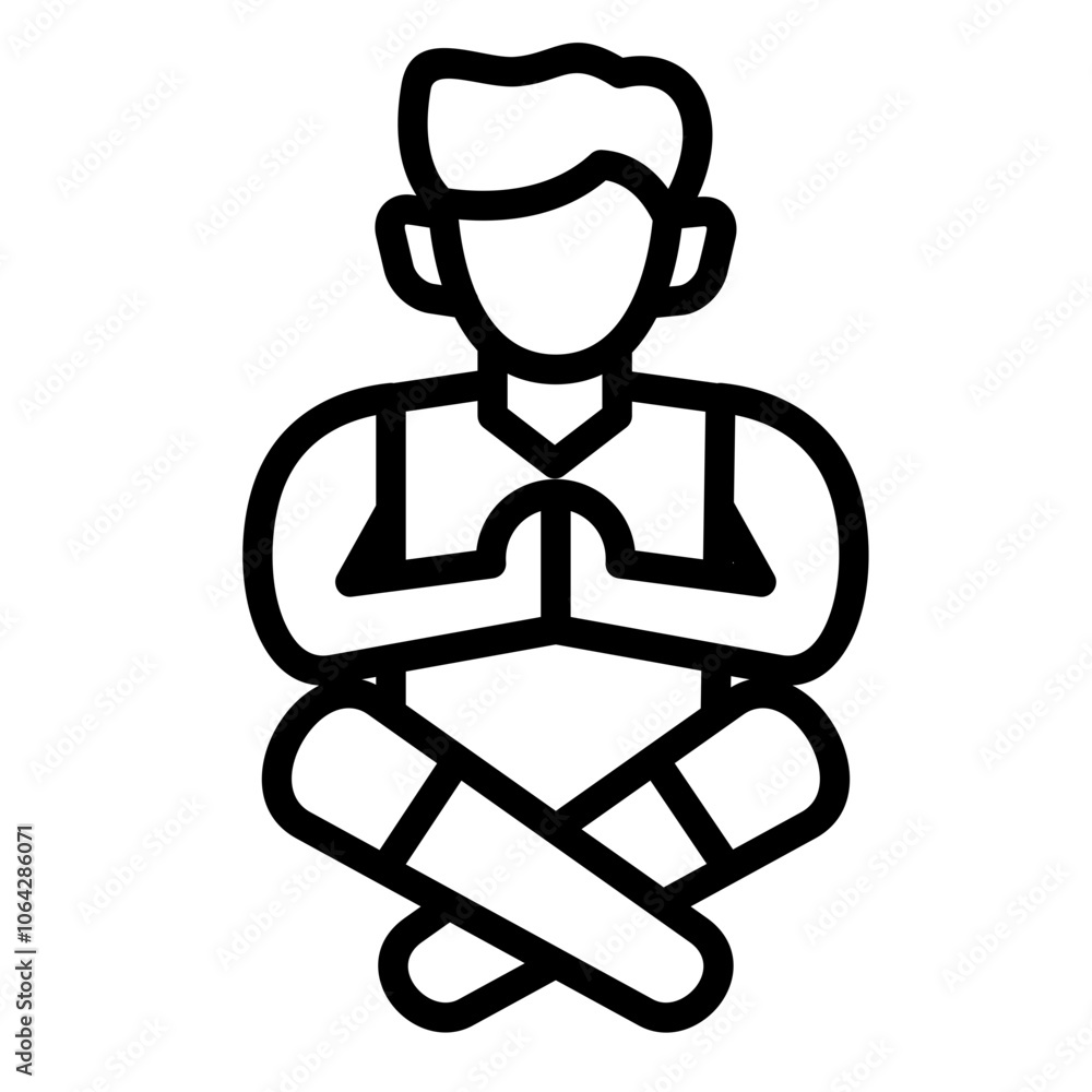 Meditation Icon Meditation Icon