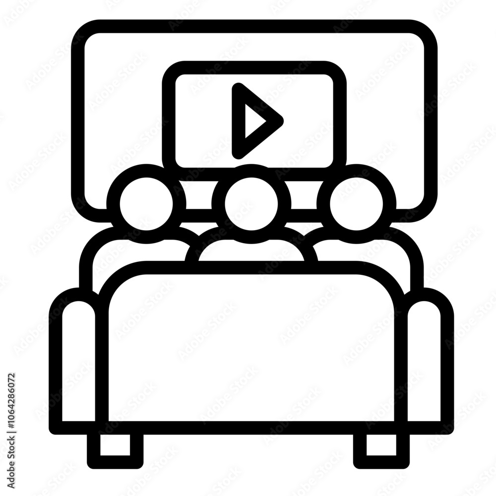 Fototapeta premium People Watching Icon