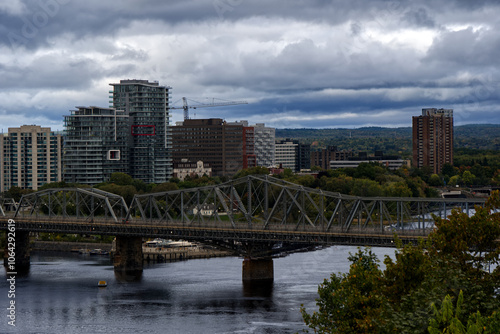 Obraz na płótnie Ottawa - Alexandra Bridge w salonie