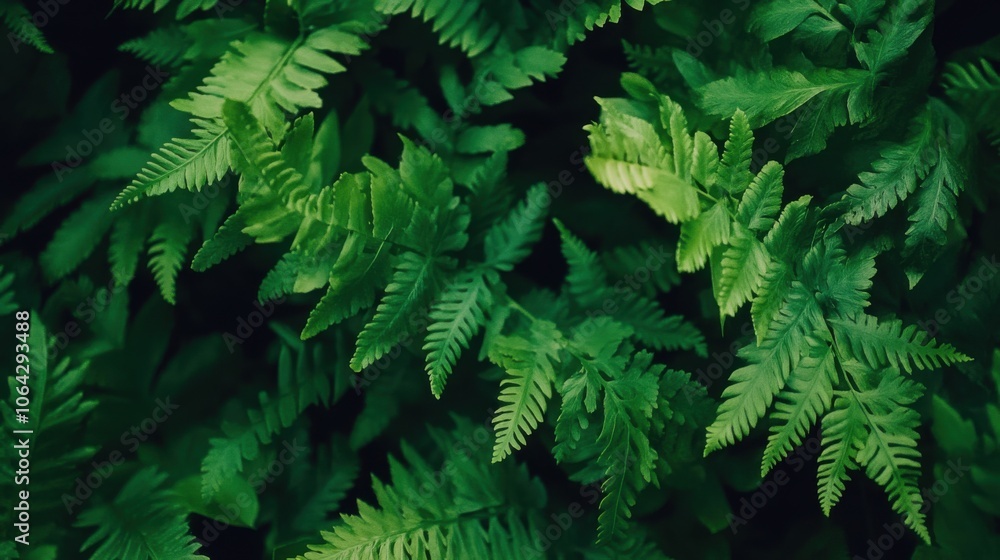A captivating display of lush green ferns thrives in harmony, showcasing vibrant leaves illuminated by soft, natural sunlight filtering through the trees, creating a peaceful ambiance. A captivating display of lush green ferns thrives in harmony, showcasing vibrant leaves illuminated by soft, natural sunlight filtering through the trees, creating a peaceful ambiance.