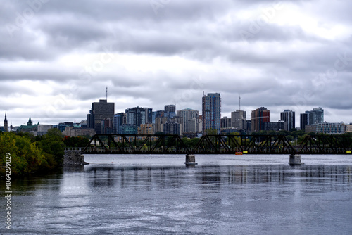 Ottawa Skyline & Chief William Commanda Bridge