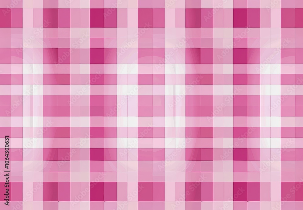 Pastel Pink Gingham Pattern Vector Illustration for Spring Tablecloth Pastel Pink Gingham Pattern Vector Illustration for Spring Tablecloth