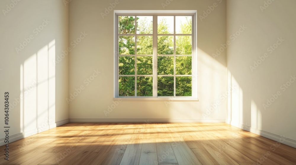 Bright Room with Window and Natural Light Bright Room with Window and Natural Light