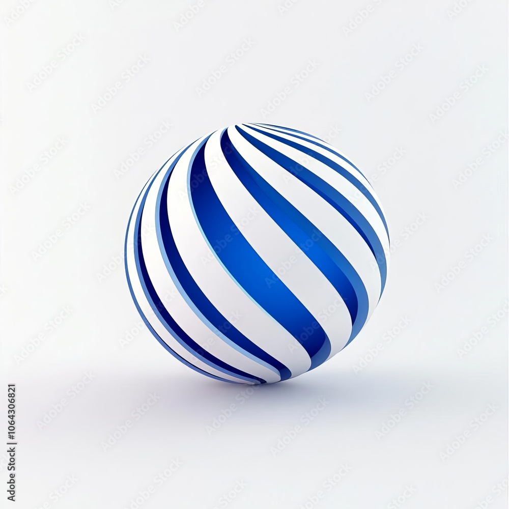 3D Line Art Globe Logo for Creative Branding 3D Line Art Globe Logo for Creative Branding